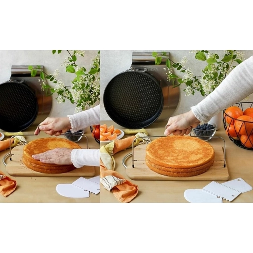 Nóż strunowy do cięcia ciasta biszkoptu